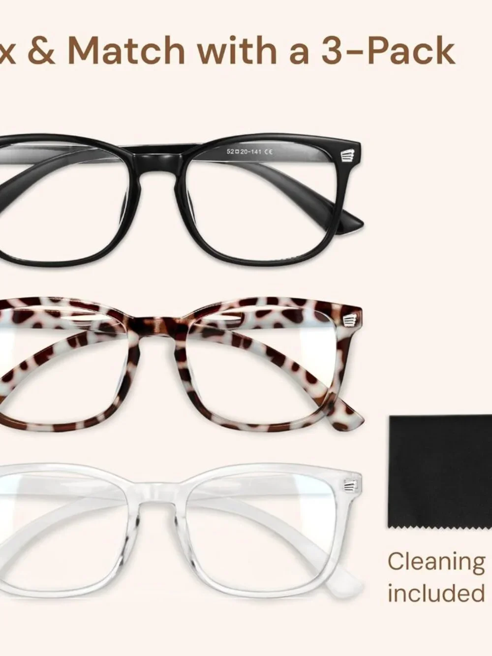 Stylish Eyewear Frame Accessories - Blue Light Glasses for Woman